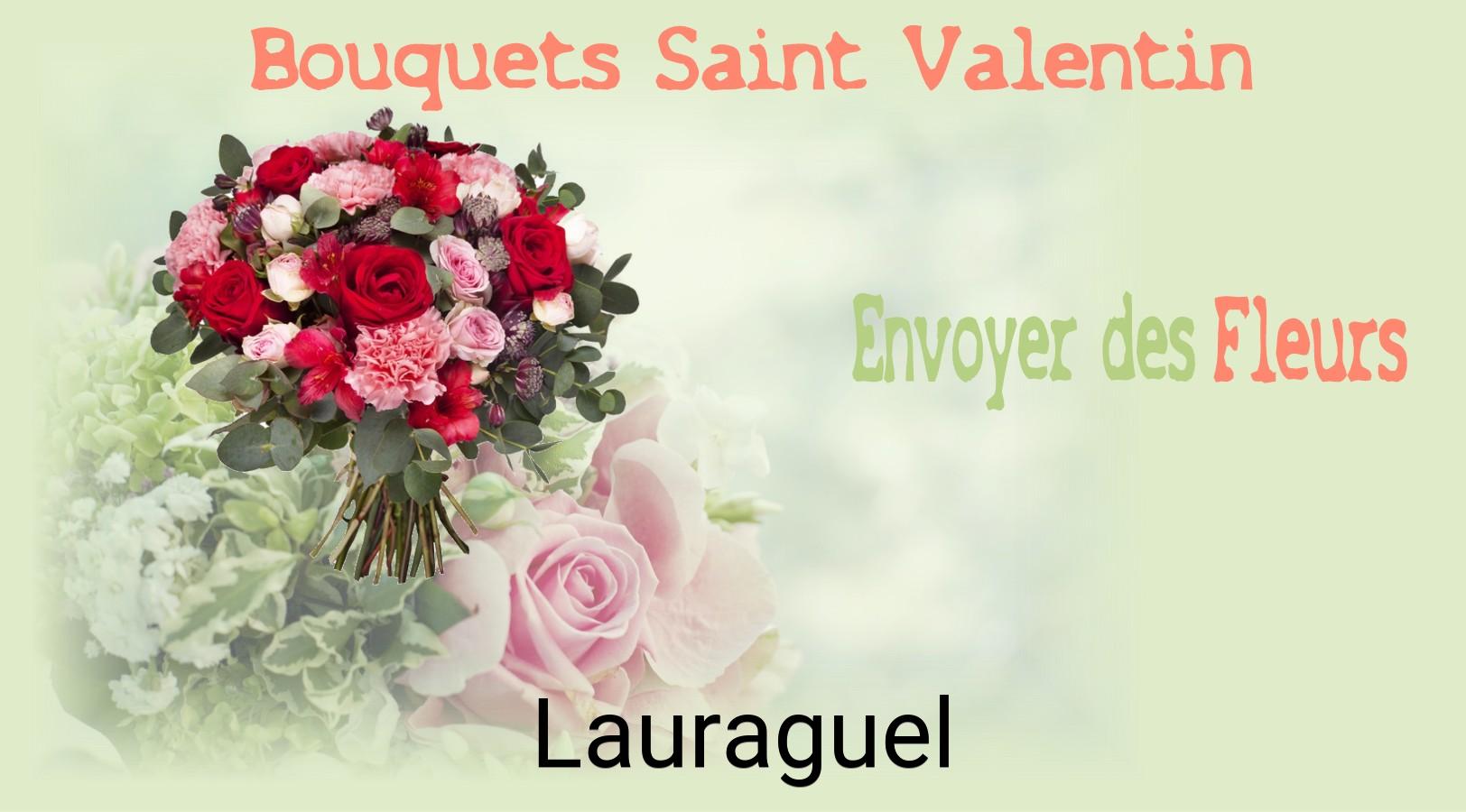 Roses de Saint-Valentin livrées à Lauraguel